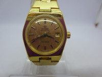 VINTAGE OMEGA DYNAMIC GENEVE CAL.684 DATE AUTOMATIC LADIES WATCH