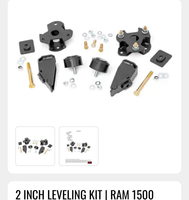 Rough country 2” levelling kit. Dodge Ram  in Other Parts & Accessories in Winnipeg