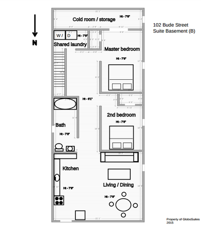 Professionally managed 2-bedroom basement unit in a smoke-free home. YOUR SUITE: - Clean common area...