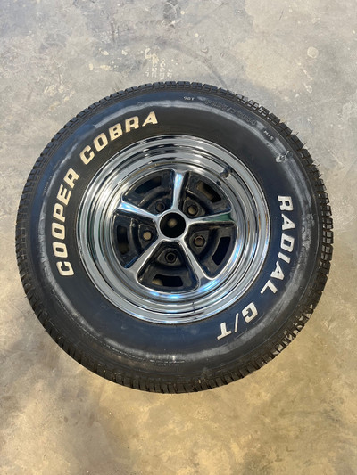 4.75” Magnum 500 wheels/ new tires 