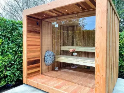 Premium Outdoor Sauna 129 sq ft, View more