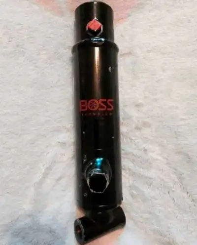 Never been installed... Has a few knicks from being moved around. Boss model #HYD13635 Lift Cylinder...
