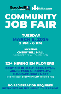 Free Job Fair March 5th 2-6 PM Cherryhill Mall