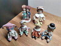 Vintage Zampiva Spaghetti Hair Doll Figurines - made in Italy