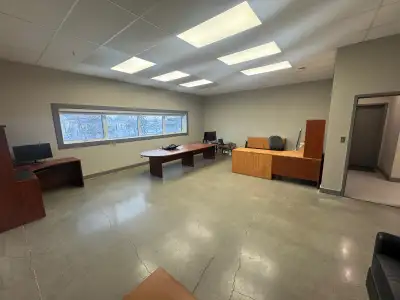 Office space for rent. One year lease available. Located in the industrial area. Great space with ev...