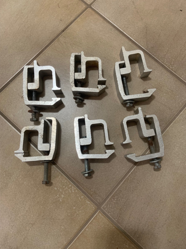 6 ALUMINUM MOUNTING CLAMPS FOR TRUCKS  in Other in Thunder Bay