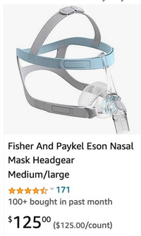 CPAP: Fisher Paykel ESON nasal mask NEW