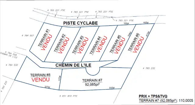 Terrains near Lake Témiscouata628637613907211211