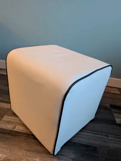 White Footstool, View more