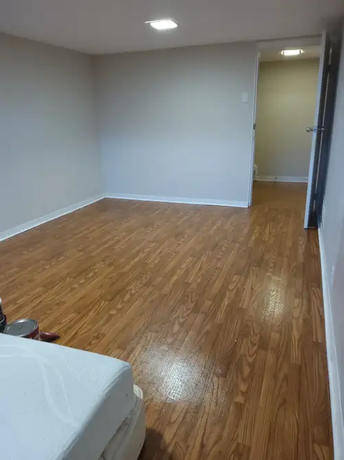Large basement room unfurnished or furnitured for rent with kitchen dining room bathroom laundry yar...