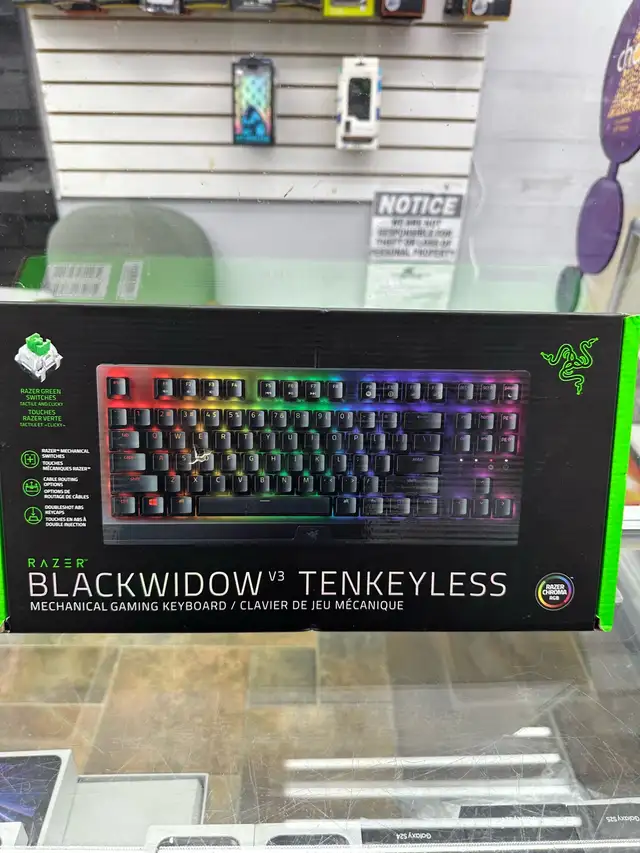 Razer BlackWidow V3 Tenkeyless in Mice, Keyboards & Webcams in Mississauga / Peel Region - Image 2