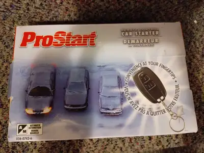 Remote control car starter