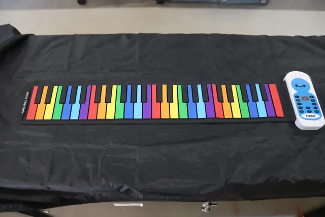 49-Key Roll-Up Piano Keyboard, Portable Rechargeable (#41826-1) in Pianos & Keyboards in City of Halifax - Image 4