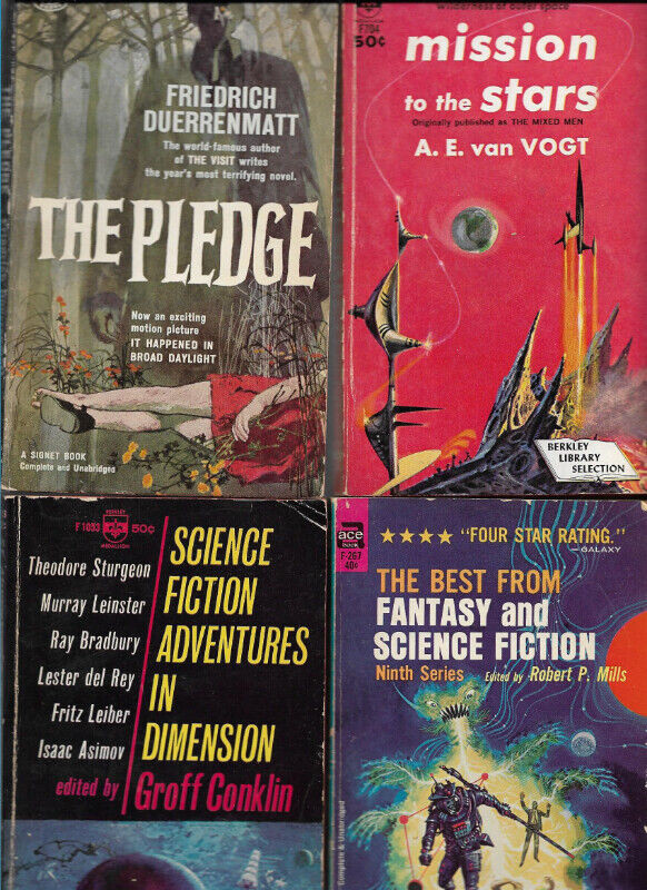 LOT 11 VINTAGE BOOKS-LIVRES SCIENCE FICTION EN ANGLAIS dans Ouvrages de fiction  à Sherbrooke