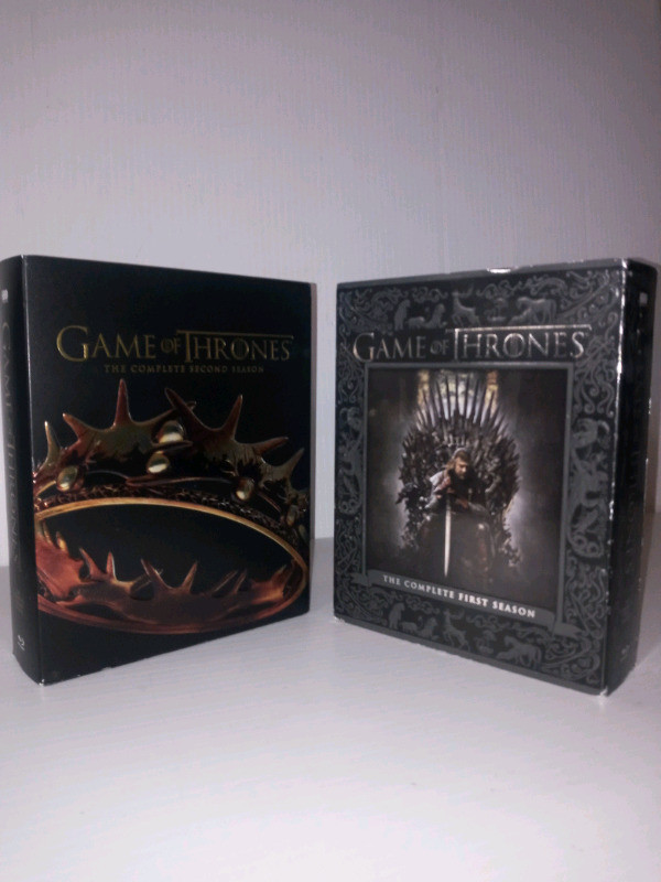 Game Of Thrones The Complete First & Second Seasons Blu-ray Disc dans CD, DVD et Blu-ray  à Ville de Montréal
