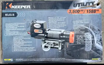 Brand new in the box Keeper Heavy Duty Off-Road Recovery Winch