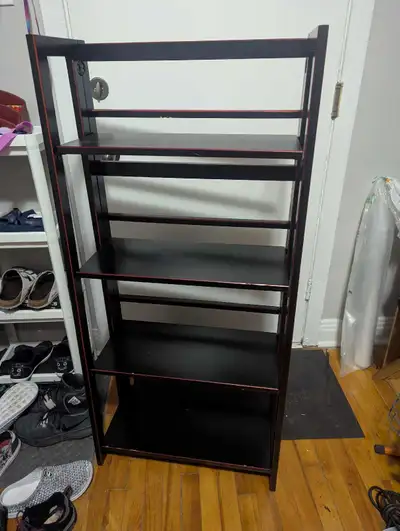 Black Folding Shelf Unit, View more