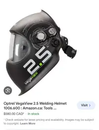 Optrel Crystal 2.0 + Optrel Vegaview 2.5 Welding helmets