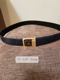 Dark blue leather belt...$2