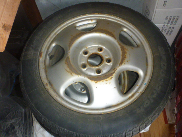 17 inch Rims with BF Goodrich M+S, 215 55R17 94T in Tires & Rims in Cole Harbour