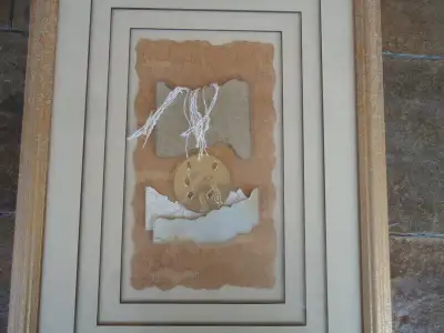 DAVID MARSHALL MIXED MEDIA FRAMED ARTWORK 3 MATTED, View more