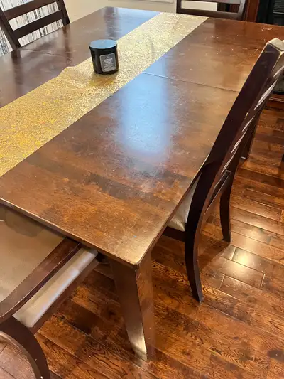 Dinning table and chairs, View more