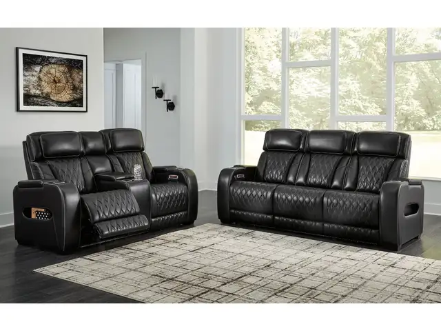 New Cozy recliner Sofa loveseat With Adjustable power headrest