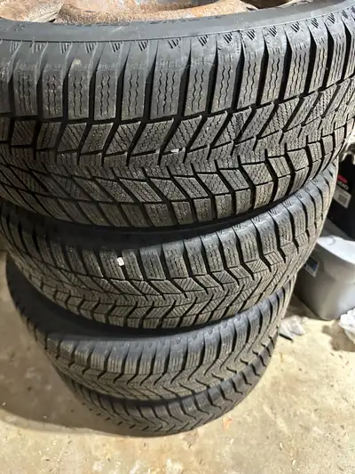 I'm selling a set of Continental WinterContact winter tires, size 205/65R16, mounted on steel rims f...