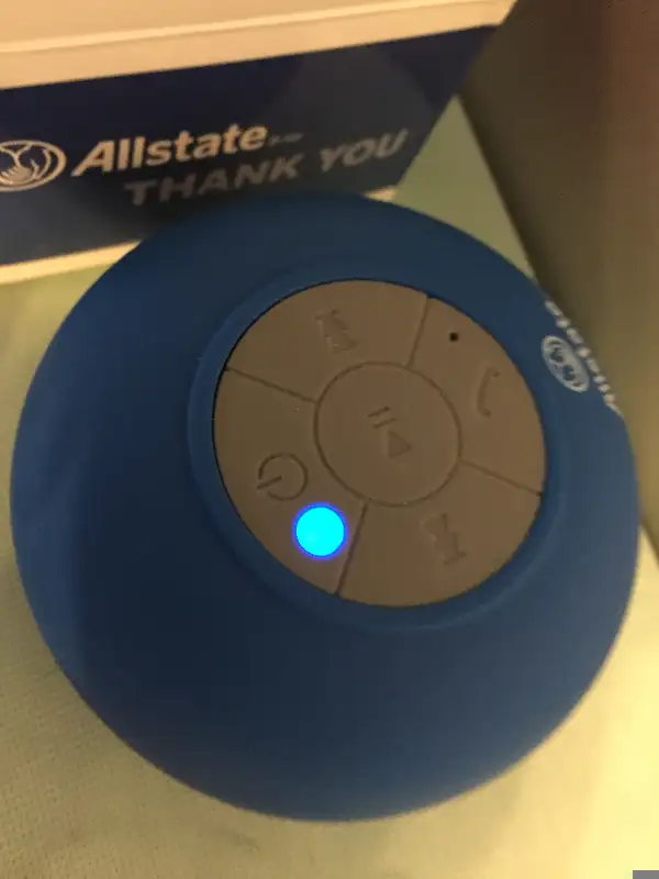 Allstate Bluetooth Waterproof Small Travel Speaker - NEW64750349161601121