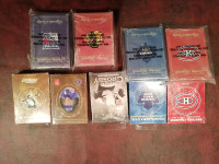 9 BRAND NEW SEALED NHL DECKS OF PLAYING CARDS, GRETZKY, CROSBY