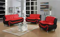 10% OFF ~~ New Luxury Leather 1+2+3 Seater Sofa set