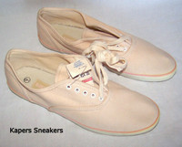 Vintage KAPER'S canvas sneakers, new, 9