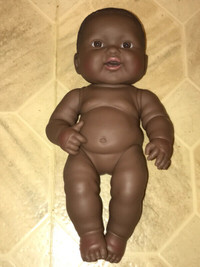 Berenguer Newborn Baby Doll African American Black 13" Life Like