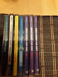 A nice assortment of childrens cds