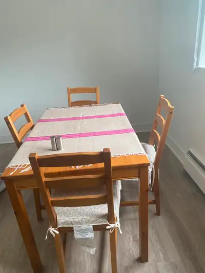 IKEA dining table set for sale, View more