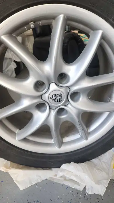 Porsche Cayenne Winter Tires on original Rims - 265/50/R19. 5 x 130mm bolt pattern Plenty of life re...