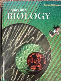 Inquiry into biology textbook for only $100 (new)