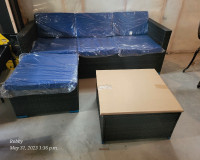 Brand new 3pc patio sectional set. Assembled. Free delivery