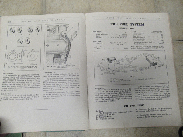 AUSTIN A40 SERVICE MANUAL (GS2,GC2 etc) in Textbooks in Chatham-Kent - Image 4