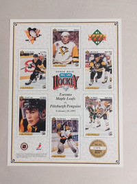 LIMITED EDITION UPPER DECK  NHL-LNH  HOCKEY  GAME  POSTER  