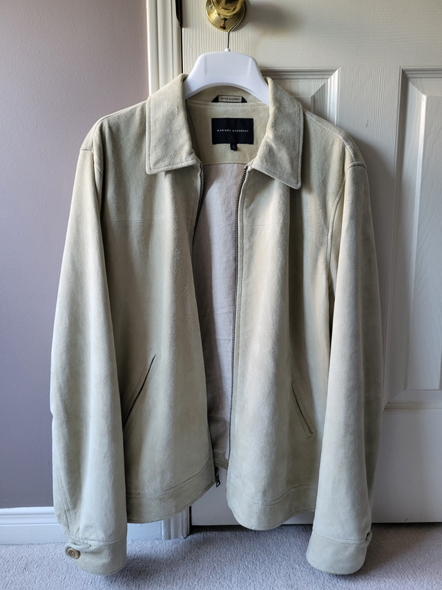 Banana Republic Suede Men's Jacket size Large in Men's in Mississauga / Peel Region - Image 6