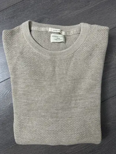 Heritage Beige Sweater for Men Adjusted Fit, View more