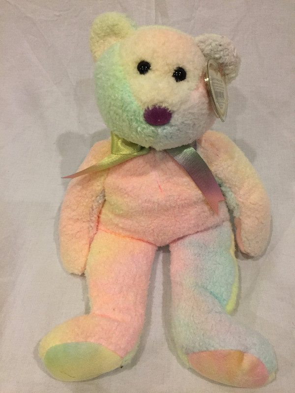 TY BEANIE BUDDIES GROOVY BEAR 14 INCH PLUSH STUFFED ANIMAL 1999 Toys