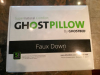 Ghostbed faux down sleeping pillow