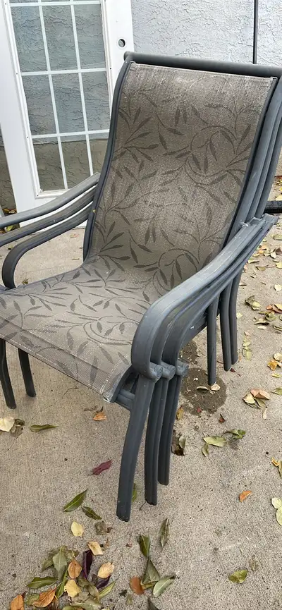 3 Patio Chairs , View more