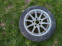 BMW RIMS WITH CONTINENTAL 205/55 ZR 16 EXTREME CONTACT TIRES
