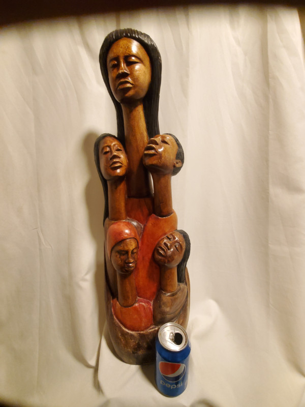 LARGE AFRICAN CARVING...THE FAMILY in Arts & Collectibles in City of Toronto