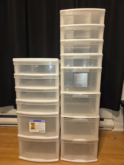 Rangements a tiroirs sans roulettes, View more