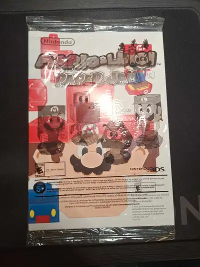 Mario & Luigi Paper Jam Promo Preorder Bonus Paper Craft, View more