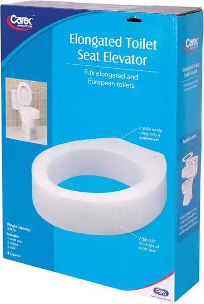 Carex Health Toilet Seat Elevator - New, View more